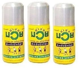 3x Namman Muay Thai Boxing Liniment Oil Muscular Pains Relief Size 120ml