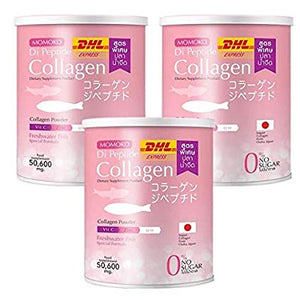 Set A35 BM Collagen Glow Bright Skin Moisture Look Younger!! Momoko Collagen Di Peptide DHL EXPRESS By Thaigiftshop [Get Free Tomato Facial Mask]