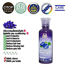 Thai Herbal Butterfly Pea Flower Ginger Herbal Shampoo & Conditioner Set 250ml